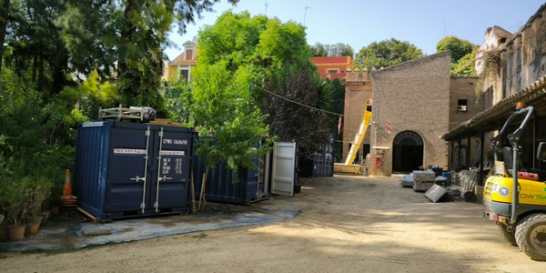 El Real Alcázar avanza en la rehabilitación de la histórica Casa del Inglés para su uso como taller