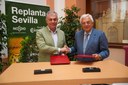 Fundación Cámara de Comercio y Ayuntamiento presentan Replanta 2.0 en el marco de la mayor campaña de plantación en Sevilla con el reto de alcanzar los 30 000 árboles en 2030