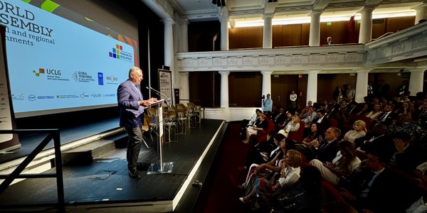 José Luis Sanz aboga porque la ONU fortalezca los recursos financieros destinados a los gobiernos locales para avanzar hacia una sociedad más sostenible