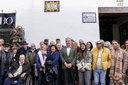 José Luis Sanz inaugura en Triana el azulejo con el nomenclátor ‘Antigua Cava de los Gitanos'