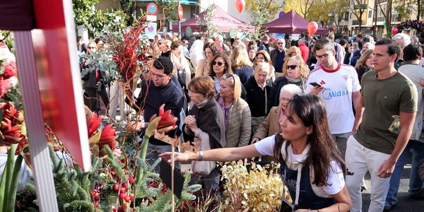 Miles de sevillanos acuden al II Mercado de las Flores de El Porvenir, impulsado por el Ayuntamiento para incentivar el comercio de cercanía
