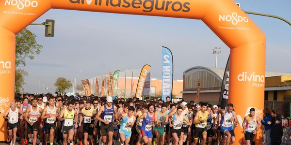Said el Bouchikhi y Lucía Pérez se imponen en la Carrera Parque del Tamarguillo, segunda cita del Circuito Divina Seguros