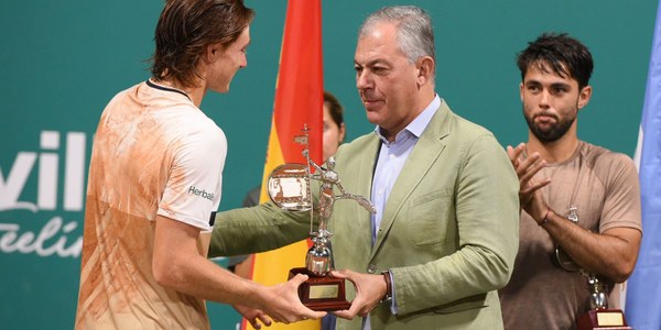 Sanz destaca el “crecimiento imparable” de la Copa Sevilla gracias “al tesón del Tenis Betis y al mayor apoyo de la historia del Ayuntamiento a este campeonato”