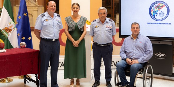 Sevilla acogerá en septiembre el 48.º Campeonato Mundial Militar de Esgrima, con 350 militares-deportistas de 21 países