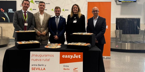 Sevilla refuerza su proyección internacional con la inauguración de cuatro nuevas rutas de easyJet Sevilla refuerza su proyección internacional con la inauguración de cuatro nuevas rutas de easyJet