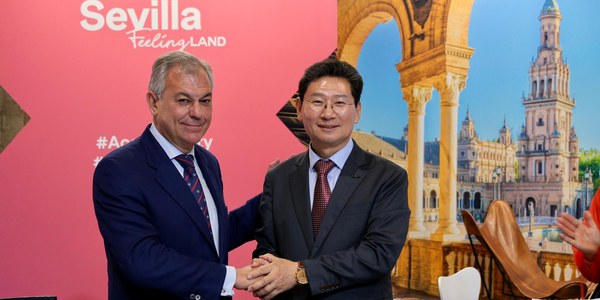Sevilla y la ciudad surcoreana de Yongin firman un Memorando de Entendimiento para reforzar la cooperación en turismo, innovación y desarrollo urbano