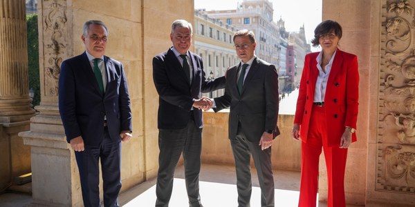 El alcalde Sanz recibe al alcalde de Albacete para impulsar una alianza cultural en torno al V Centenario de las bodas de Carlos V