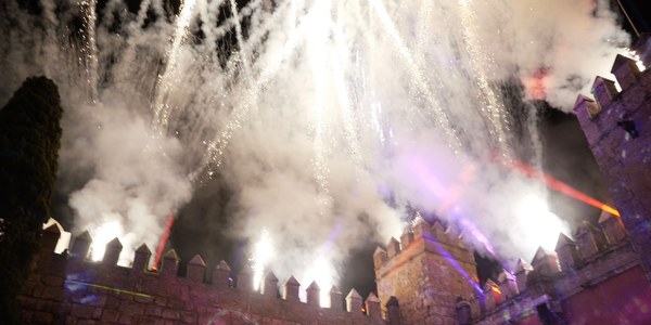 El Ayuntamiento conmemora las bodas de Carlos V en su 500 aniversario con un videomapping y la recreación del enlace en el Real Alcázar