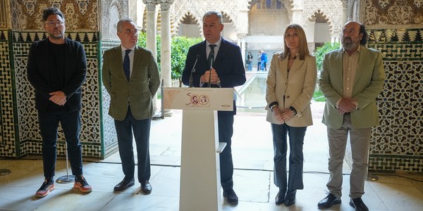 El Ayuntamiento conmemorará el día de la boda de Carlos V e Isabel de Portugal con un mapping y la representación del enlace en el Real Alcázar