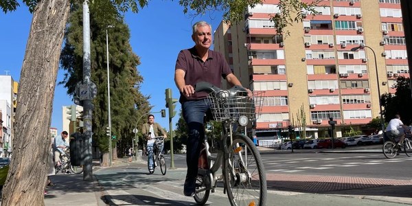 El Ayuntamiento finaliza nuevos tramos de carril bici que suman más de 8 kilómetros a la red ciclista de Sevilla