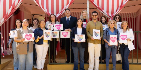 El Ayuntamiento instala tres espacios seguros para mujeres y el colectivo LGTBIQ+ en la Feria de Abril, que contarán con horario ampliado de atención específica
