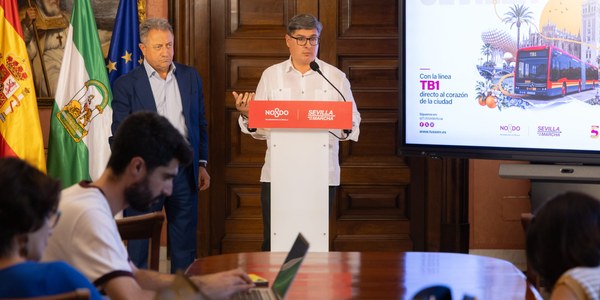 El Ayuntamiento pondrá en funcionamiento la línea completa TB1, en su ampliación desde Santa Justa a la Plaza del Duque, el próximo 28 de septiembre
