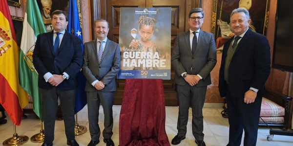Tussam y Manos Unidas se unen bajo el lema “Declara la guerra al hambre” para concienciar a los sevillanos en la lucha contra la desigualdad social