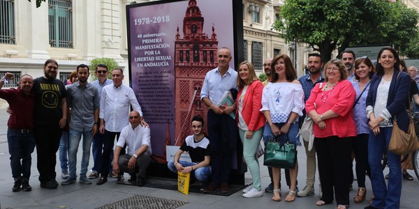Exposición ‘40º Aniversario de la primera manifestación por la Libertad Sexual en Andalucía’