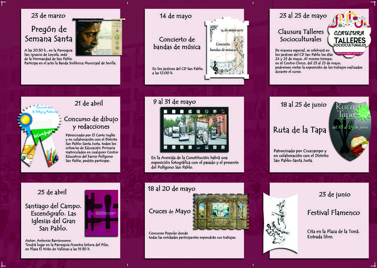 triptico 50 aniversario
