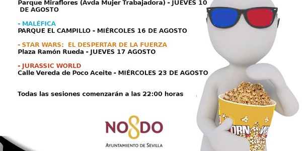 (01/08/2017) Cine familiar y grandes producciones marcan la programación del cine de verano del Distrito Norte