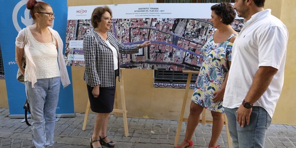 (11/08/2017) El Distrito Triana y Emasesa iniciarán en otoño las obras de renovación de las redes de las calles Flota y Rodrigo de Triana y la reurbanización de la Plazuela de Santa Ana por un importe de 1,7 millones de euros