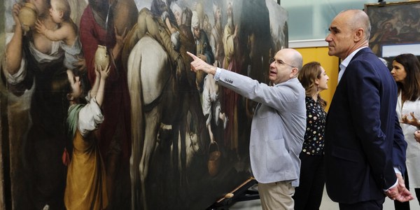 (22/09/2017) El Comité Científico del Año Murillo realiza una visita técnica al Instituto Andaluz del Patrimonio Histórico para ver el estado de restauración de las obras del pintor sevillano.