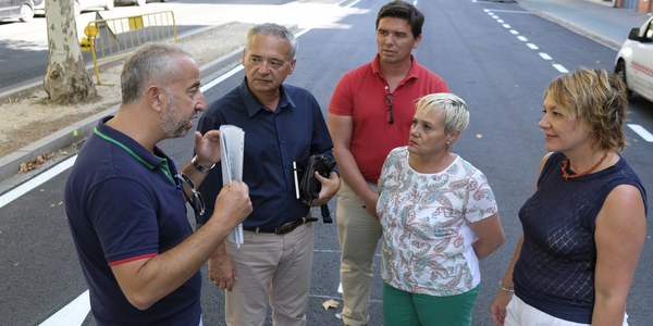 (23/8/2017) El Ayuntamiento reabre al tráfico la Avenida de la Cruz del Campo tras su reurbanización e inicia la repavimentación de Menéndez Pelayo y un plan de mejora de la accesibilidad en Nervión