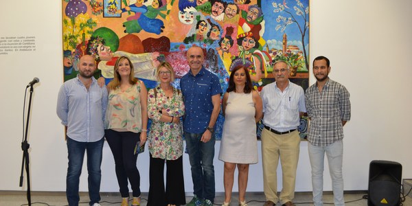 (28/06/2017) Muñoz agradece a la familia de Ocaña “las facilidades para traer su obra a la ciudad” y pone en valor la figura del artista