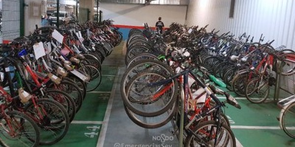 (5/6/2017) La Policía Local organiza una exposición de bicicletas robadas para facilitar su identificación a los propietarios