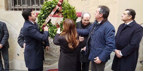 Acto conmemorativo por la muerte de Alberto Jiménez Becerril y Ascensión Ayala
