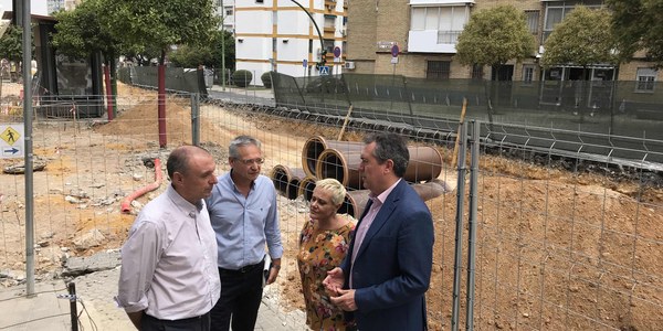 El Ayuntamiento inicia las obras del nuevo sistema de drenaje sostenible y aljibes dentro del proyecto de la Avenida del Greco