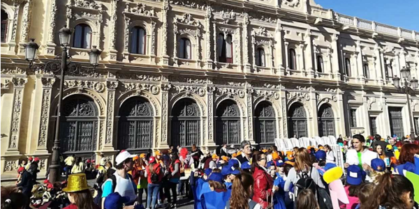 Celebración de los Derechos del niño y la niña en la Plaza de San Francisco