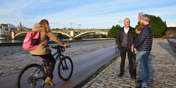 Culmina la renovación del carril bici del Paseo Marqués de Contadero