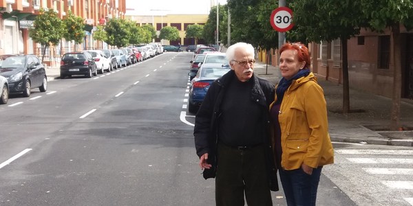 El Ayuntamiento concluye las obras de mejora de cuatro calles del Tiro de Línea con una inversión de 328.000 euros