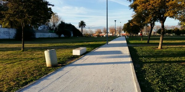 Parques y Jardines ejectura mejoras en el Parque de Hacienda San Antonio