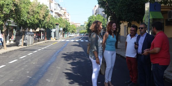 El Ayuntamiento finaliza el arreglo de viales en las barriadas de Pío XII y de La Carrasca del Distrito Macarena con una inversión de 67.000 euros