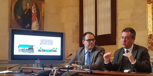 El Ayuntamiento impulsa la ampliación del Metrocentro hasta Santa Justa por San Francisco Javier y Luis de Morales con el objetivo de llegar a los 3,5 millones de viajeros