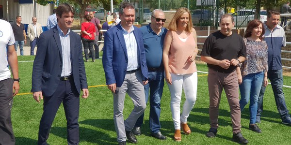 El Ayuntamiento inaugura el nuevo campo de césped artificial del CD Los Mares dentro de la inversión de casi 2,5 millones de euros para instalaciones deportivas