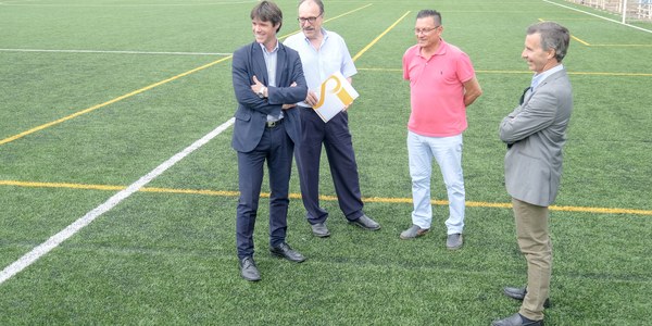 El Ayuntamiento inaugura el nuevo campo de césped artificial del Centro Deportivo Calavera dentro de la inversión de casi 2,5 millones