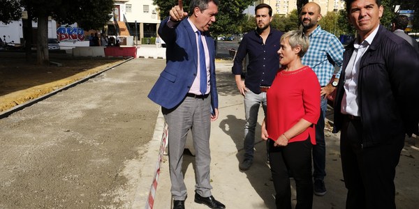 El Ayuntamiento invierte más de 2,5 millones de euros en el Distrito San Pablo-Santa Justa en obras de reurbanización, mejora de viales y eliminación de barreras arquitectónicas