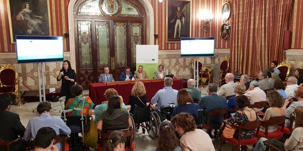 El Ayuntamiento pone en marcha el primer Plan de accesibilidad, un programa que se inicia con 110 inversiones este verano para la eliminación de barreras arquitectónicas y una estrategia de adecuación de parques infantiles y paradas de Tussam