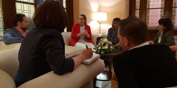El Ayuntamiento presenta programas de cooperación internacional y  modelos organizativos como referencias de colaboración en Siria