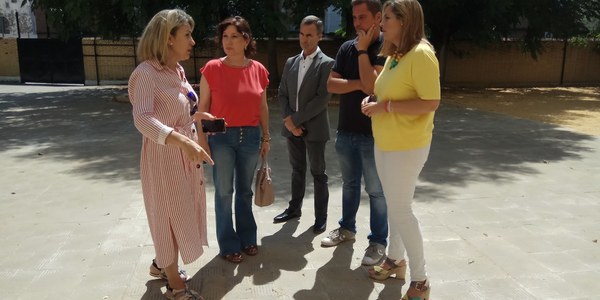 El Ayuntamiento realiza obras de mejora en el colegio Buenavista de San Jerónimo por cerca de 95.000 euros