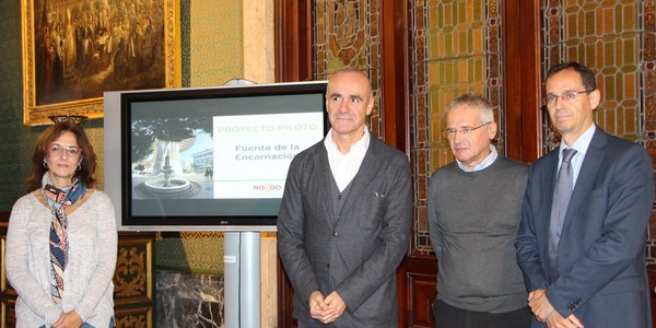 El Ayuntamiento restaurará la fuente de la Encarnación e implantará un proyecto piloto de desinfección del agua más eficiente y sostenible a través de rayos ultravioleta