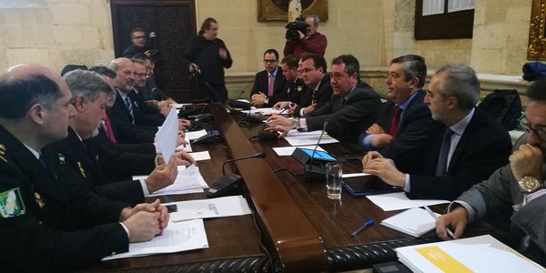 El Ayuntamiento y la Delegación del Gobierno refuerzan la “coordinación entre administraciones para garantizar la seguridad” de cara a la celebración de las Fiestas de Primavera