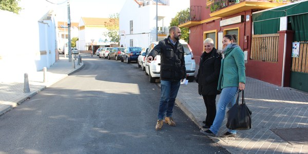 El Distrito Nervión culmina el proyecto de mejora en la calzada de varias calles de Ciudad Jardín  incluido en el programa participativo ‘Mejora tu Barrio’
