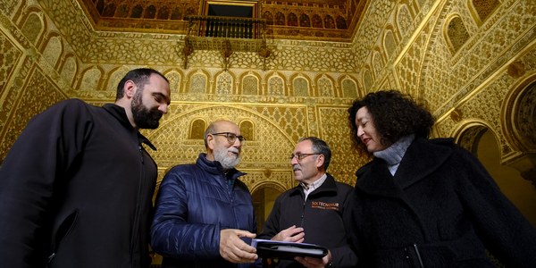El Real Alcázar renueva la iluminación del Palacio Mudéjar con tecnología LED que permite un ahorro energético del 60%  y una luz neutra que realza  los elementos patrimoniales