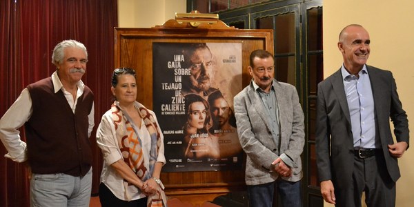 El sevillano Juan Diego protagoniza la obra ‘Una gata sobre el tejado de zinc caliente’, de Tenesse Williams, en el Teatro Lope de Vega