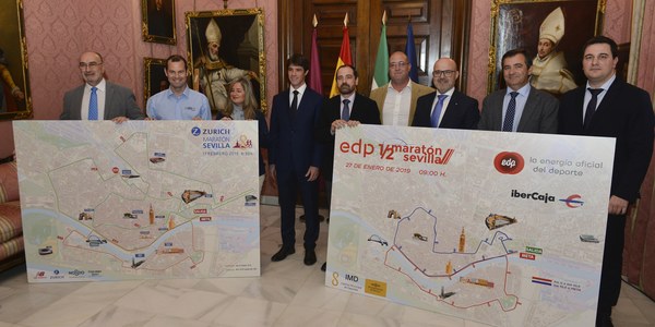 El Zurich Maratón de Sevilla y el EDP Medio Maratón de Sevilla vuelven al corazón de la ciudad con salida y meta en el Paseo de las Delicias