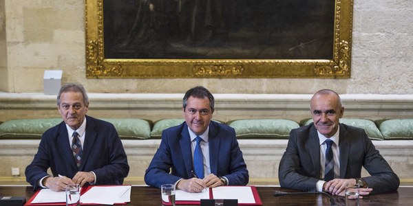 La Fundación Banco Sabadell firma un acuerdo de colaboración con el Ayuntamiento para Año Murillo