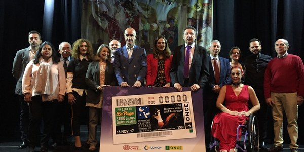 La ONCE dedica a la Fundación Cristina Heeren el cupón del Día Internacional del Flamenco