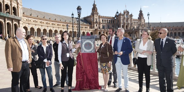La Plaza de España de Sevilla recibe la distinción de Tesoro de la Cultura Cinematográfica Europea por parte de la EFA