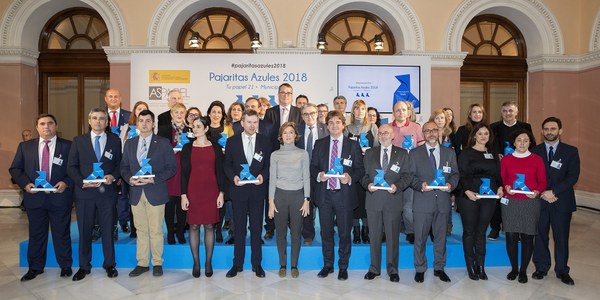 Lipasam recibe por segundo año consecutivo el premio ‘Pajarita Azul’ por la gestión de la recogida de papel y cartón