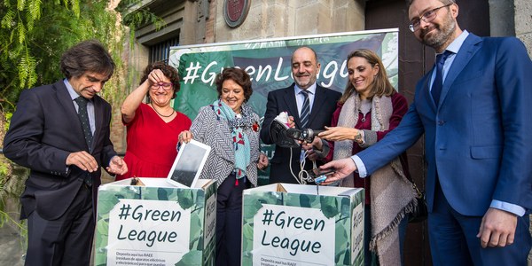 Lipasam, Tussam y Emasesa  se suman a la iniciativa #GreenLeague que instalará 27 puntos de recogida de residuos de aparatos eléctricos y electrónicos en empresas  e instituciones de Sevilla